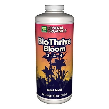 General Hydroponics General Organics BioThrive Bloom, Quart