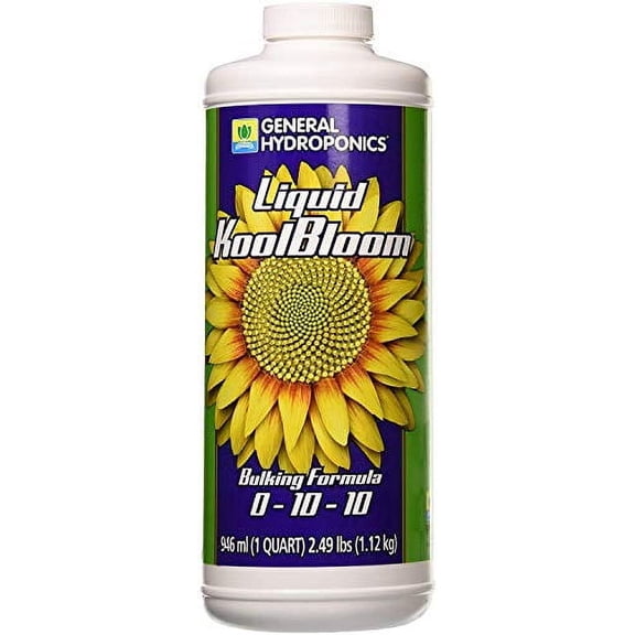 General Hydroponics Liquid Kool Bloom Fertilizers, 1-Quart (Limited Edition)