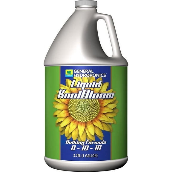 General Hydroponics Liquid KoolBloom, Bulking Formula, 0-10-10, 1 gal.