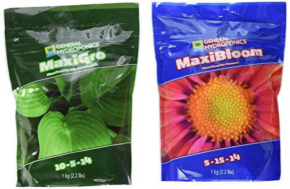 General Hydroponics Maxigro, Maxibloom, Each 2.2 lbs. - Walmart.com