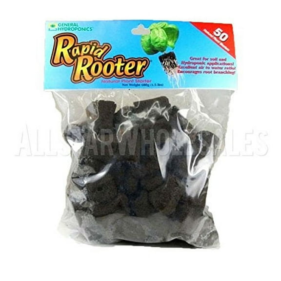 General Hydroponics Rapid Rooter 50 Pack Replacement Plugs Clone Cloning Seed...