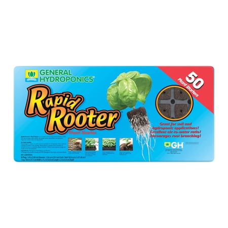General Hydroponics RapidRooter Tray and Plugs (50 Plugs)