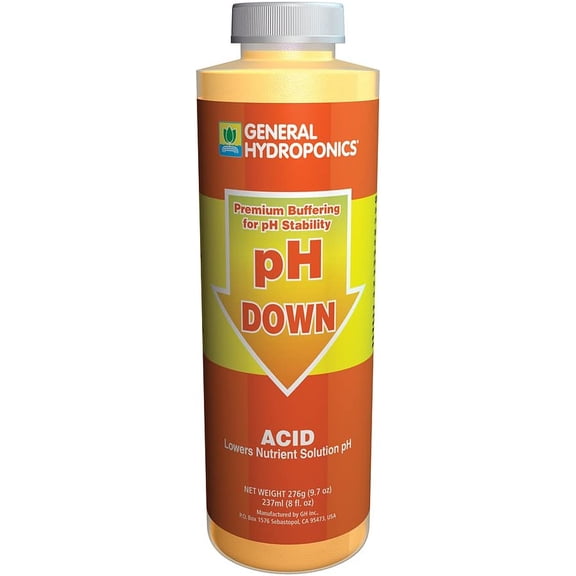 General Hydroponics pH Down 8 oz