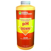 General Hydroponics pH Down Liquid, 1-Quart