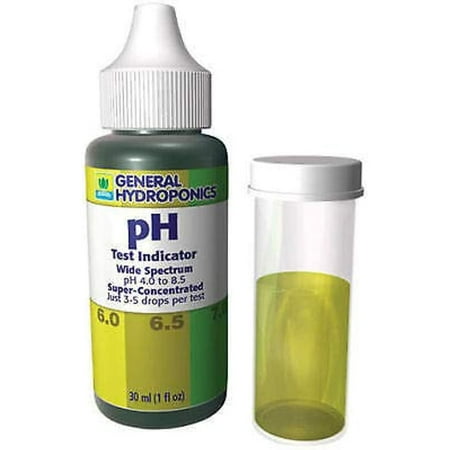 General Hydroponics pH Test Indicator Control Kit 1oz - up Down Wide Spectrum
