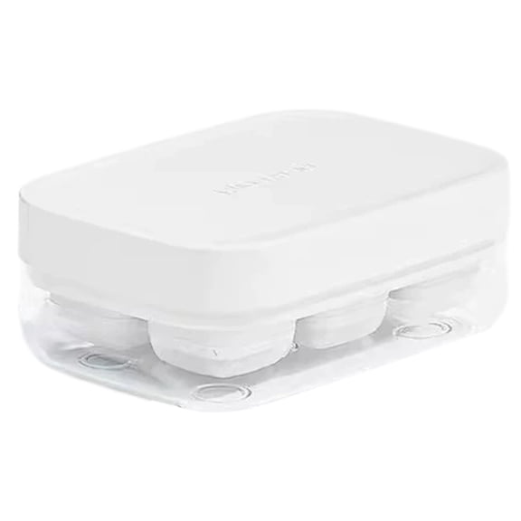 General Ice Cube Mold, White Silicone, Transparent Texture Mold For Ice Making And Household Cold Treat Preparation