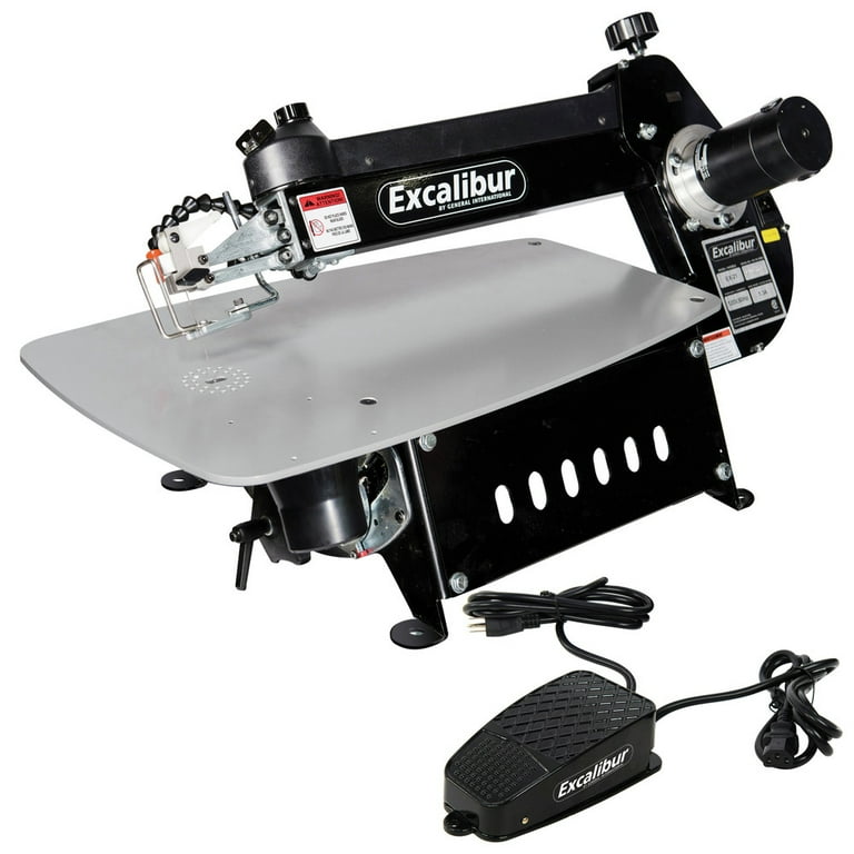 General International 21-Inch Scroll Saw with Tilting Head