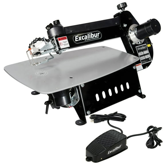 Excalibur 21 inch Tilting Head Scroll Saw with Foot Switch