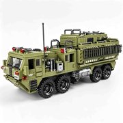 Aasimar General Jims Military Truck, Brickwar2 Military Scorpion Heavy Missile building sets Compatible With Lego-millitary-vehicles 1377 PCS