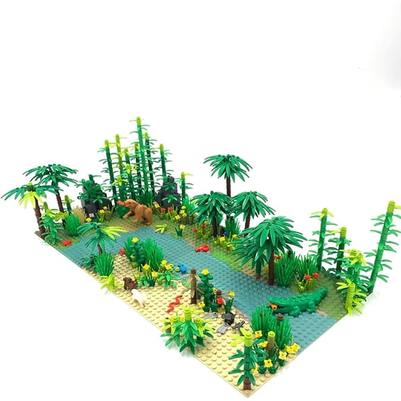 Tropical Rainforest Building Blocks Set | General Jim's Toys | GJ-JS