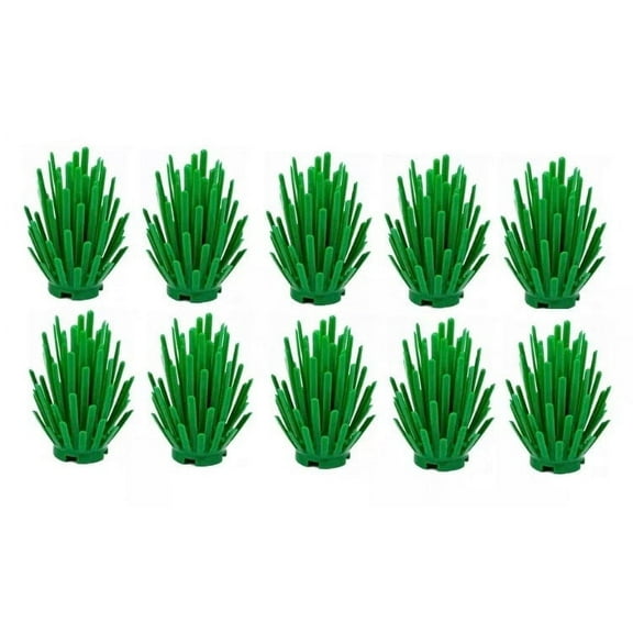 General Jim's Toys & Bricks Lot of 20 GREEN Prickly Bush Plants Building Blocks - Diorama Accessory