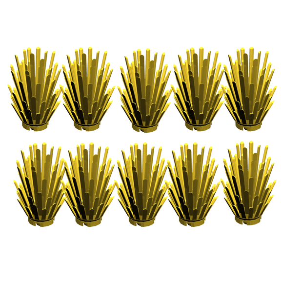 General Jims Toys & Bricks Yellow Prickly Bush Plants, Diorama Model  Lot of 20 Pack