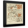 thumbnail image 1 of General Land Office 12x14 Black Modern Framed Museum Art Print Titled - Arizona Territory - General Land Office 1887, 1 of 5