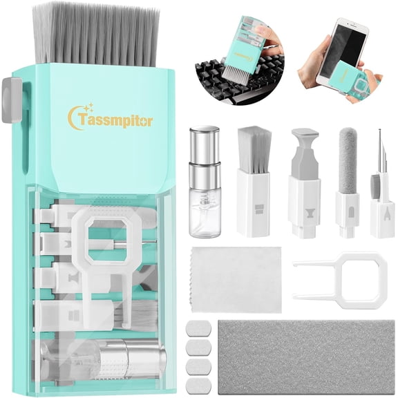 General Laptop Screen Keyboard Cleaner Kit, All in 1 Electronics Cleaning Tool for MacBook iPad iPhone Pro Cell Phone, Brush Tool for Tablet, Computer, PC Monitor,TV Camera Lens with Patent