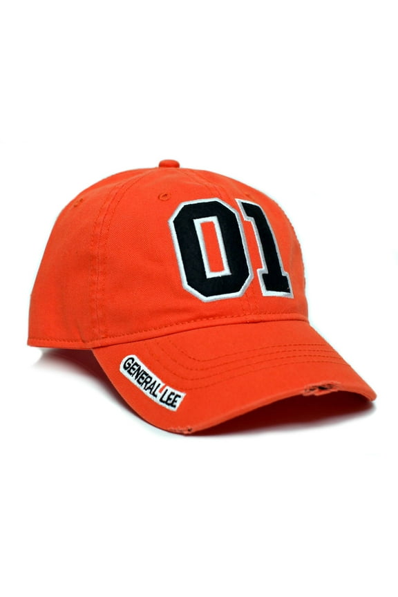 General Lee 01 Good Ol' Boy Unisex-Adult Applique Embroidered Hat -One-Size Orange