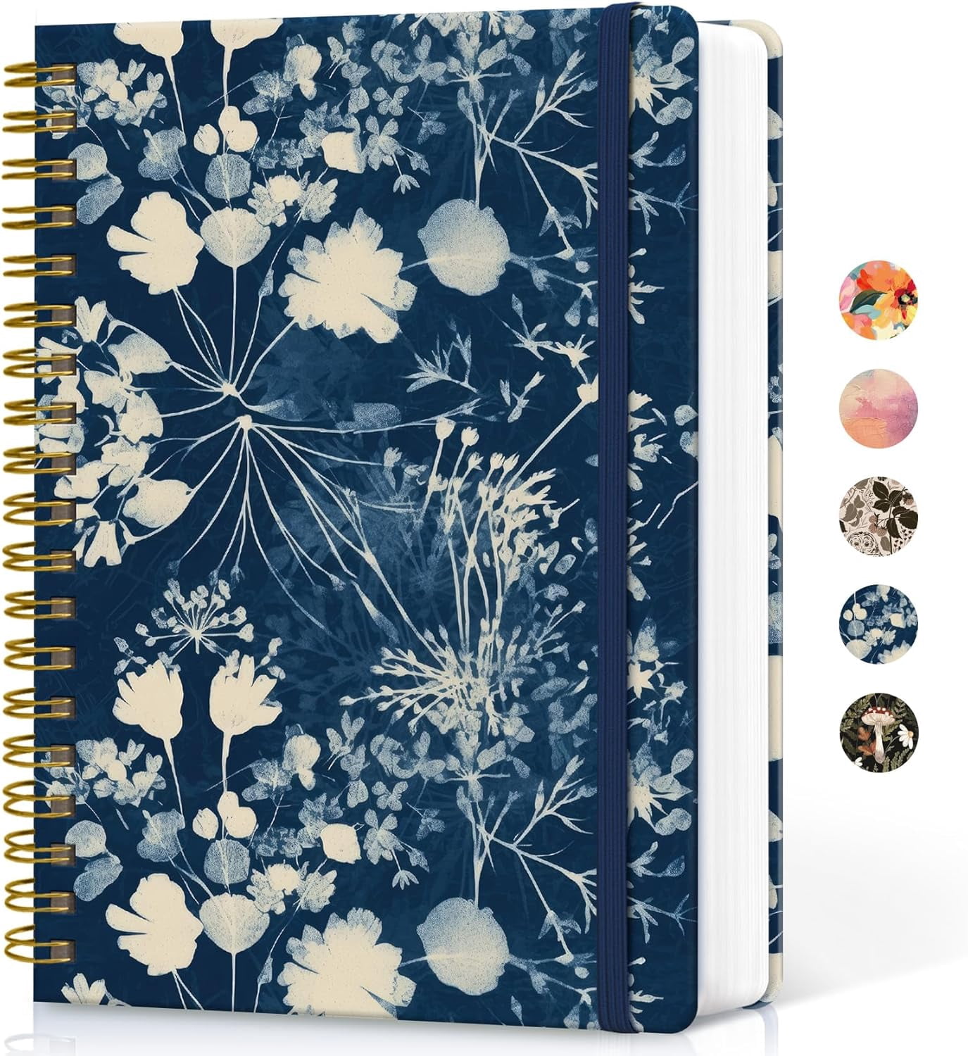 General Lined Spiral Notebook Journal for Work, 300 Pages Thick B5 (7.1"x10") College Ruled Journal for Women & Writing, Hardcover Notebook for Note Taking, Perfect for Office Home School,