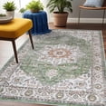 thumbnail image 1 of General Living Room 3x5 Area Rugs - Washable Lightweight Area Rug Stain Resistant Carpet Vintage Soft Rugs for Bedroom Kitchen with Non Slip Backing Home Decor Small Mat 3x5 Sage, 1 of 17
