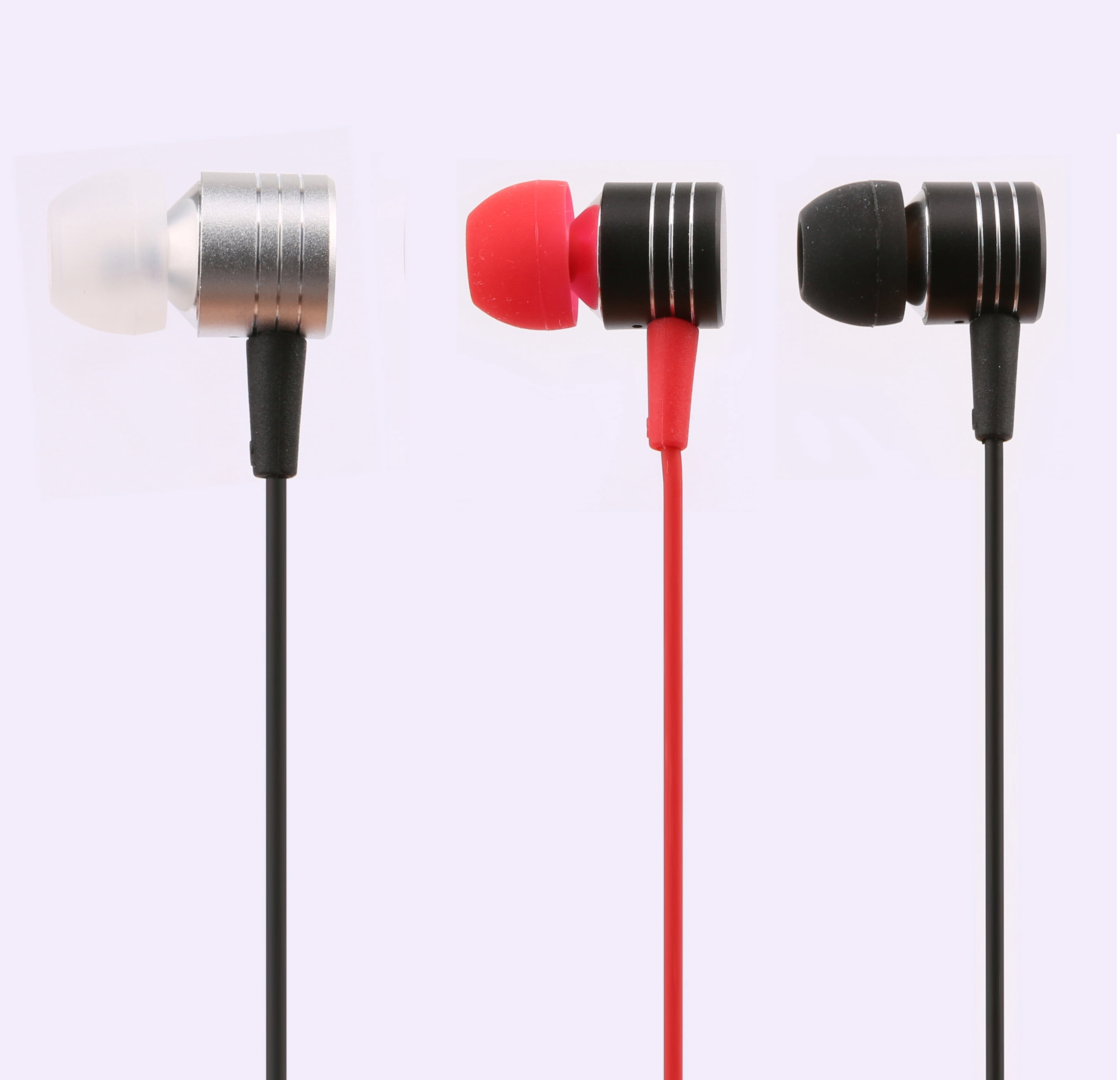 General Metallic Earbud W/mic Black