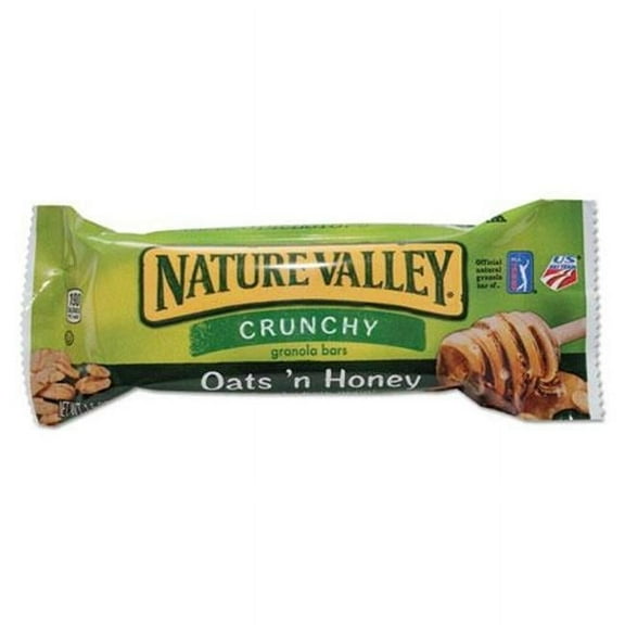 General Mills 827622 Granola Bars, Oats & Honey, 1.5 oz Bar, 48/Carton