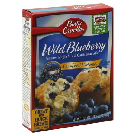 General Mills Betty Crocker Muffin Mix & Quick Bread Mix, 18.25 oz
