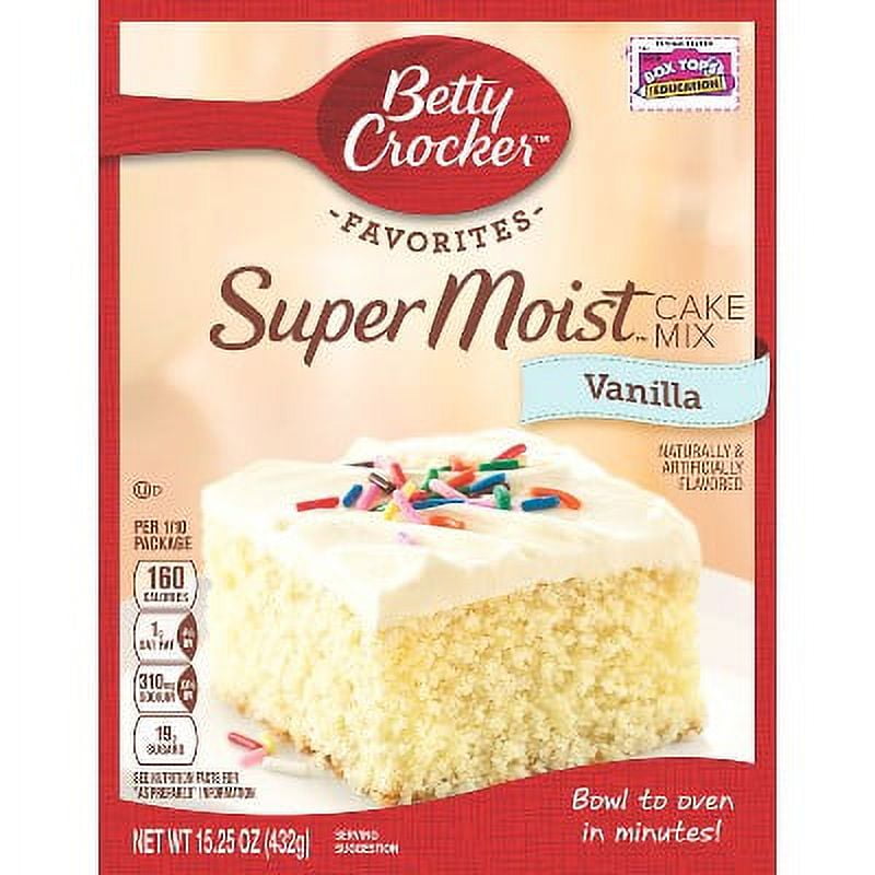 General Mills Betty Crocker Super Moist Cake Mix, 18.25 oz