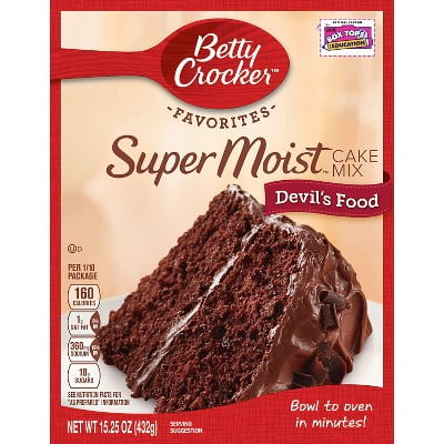 General Mills Betty Crocker Super Moist Cake Mix, 18.25 oz