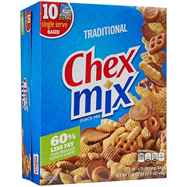 General Mills Chex Mix Traditional Snack Mix (Pack of 20