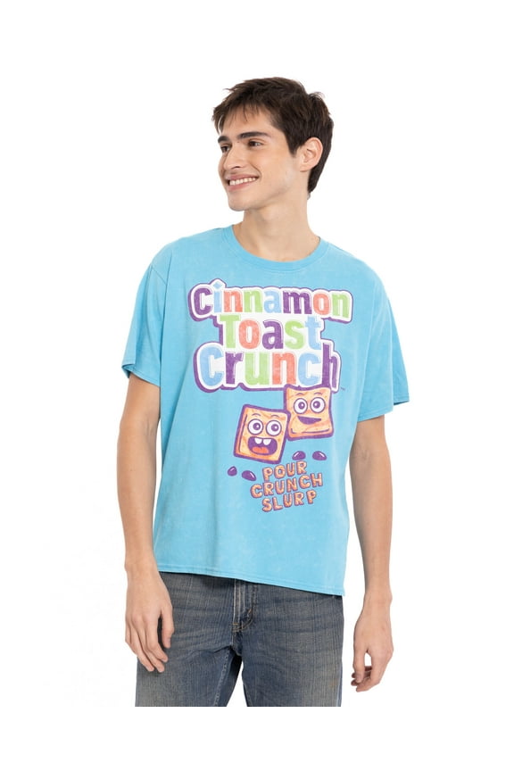 General Mills Cinnamon Toast Crunch Matching Family Drop Shoulder T-Shirt Logo Adult
