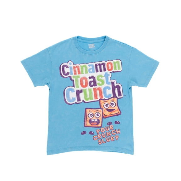 General Mills Cinnamon Toast Crunch Matching Family Drop Shoulder T-Shirt Logo Toddler to Big Kid
