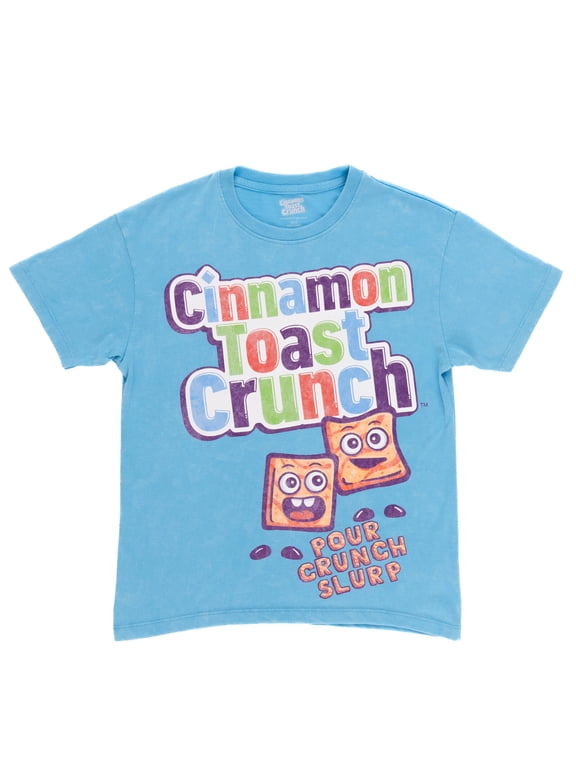 General Mills Cinnamon Toast Crunch Matching Family Drop Shoulder T-Shirt Logo Toddler to Big Kid