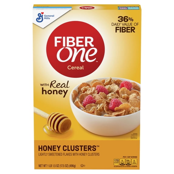 General Mills Fiber One Honey Clusters Cereal