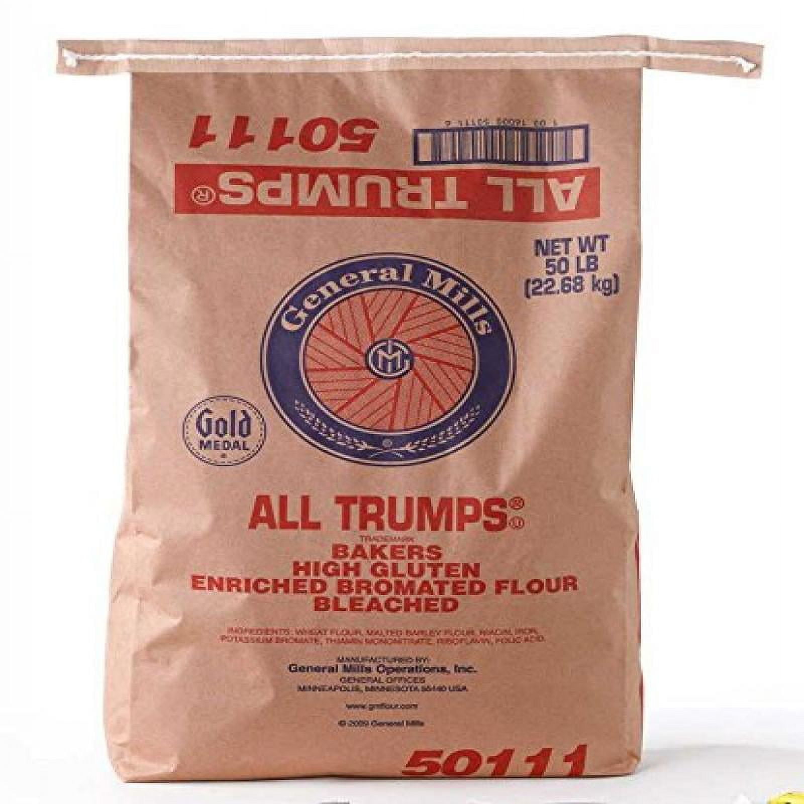 General Mills Gold Medal All Trumps High Gluten Flour - 50 Pound Bag