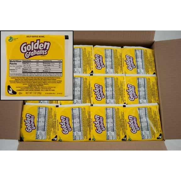 General Mills Golden Graham - Honey Cereal, Bowl Pak, 1 Ounce -- 96 per case.