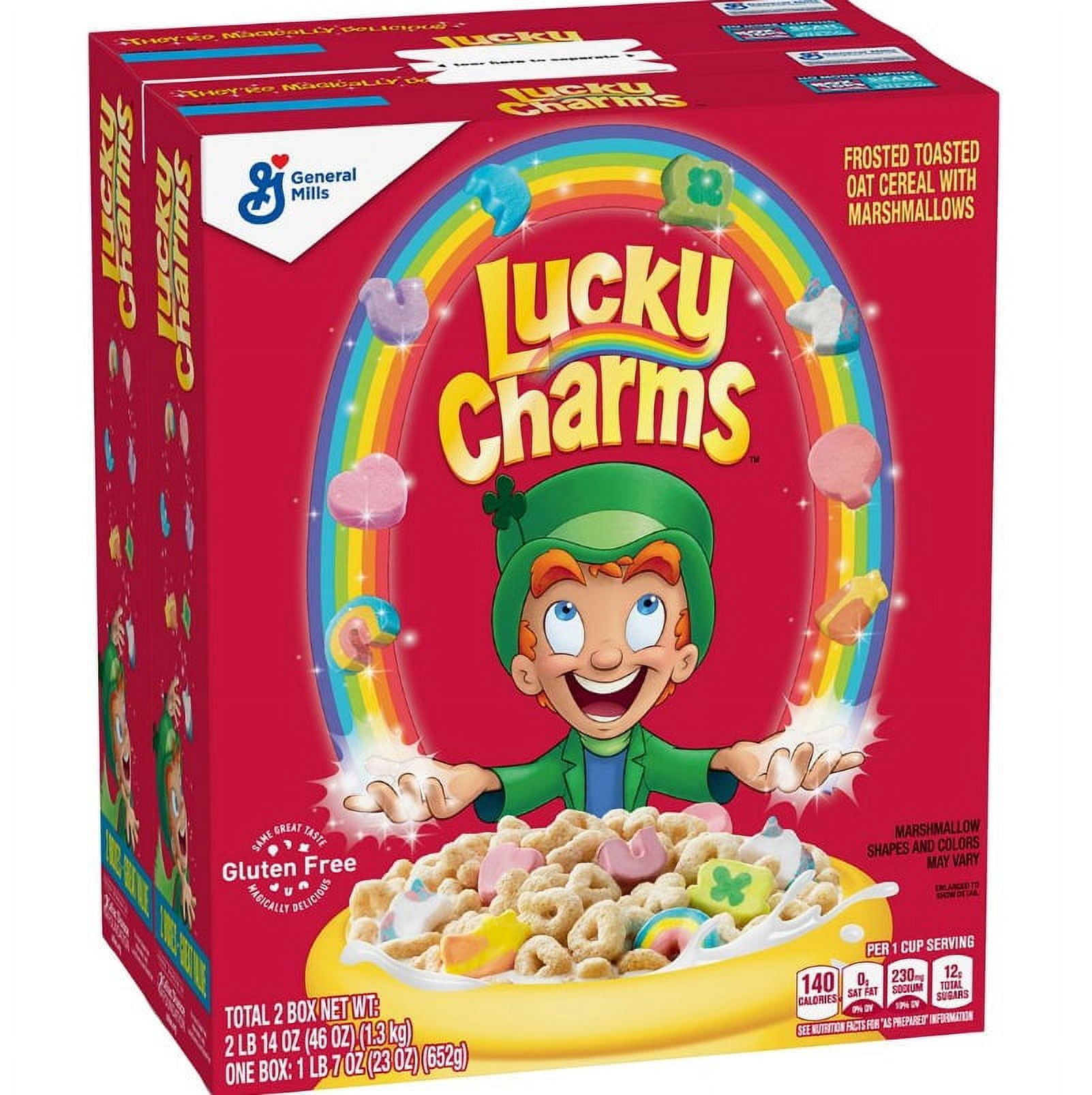 General Mills Lucky Charms Cereal Cups, 4 pk / 1.7 oz - Kroger