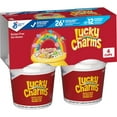 thumbnail image 1 of General Mills Lucky Charms with Marshmallows Cereal Cups 4 ct / 1.7 oz - Pack of 3, 1 of 4