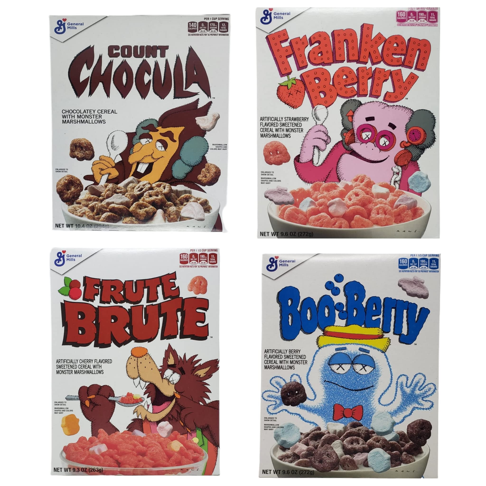 General Mills Monster Cereal Halloween Breakfast Variety Pack Of 4