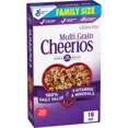 General Mills Multi Grain Cheerios Cereal Lightly Sweetened Whole