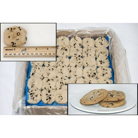 General Mills Pillsbury Best Doughboys Chocolate Chip Cookie Dough, 1.5 Ounce - 216 per case.