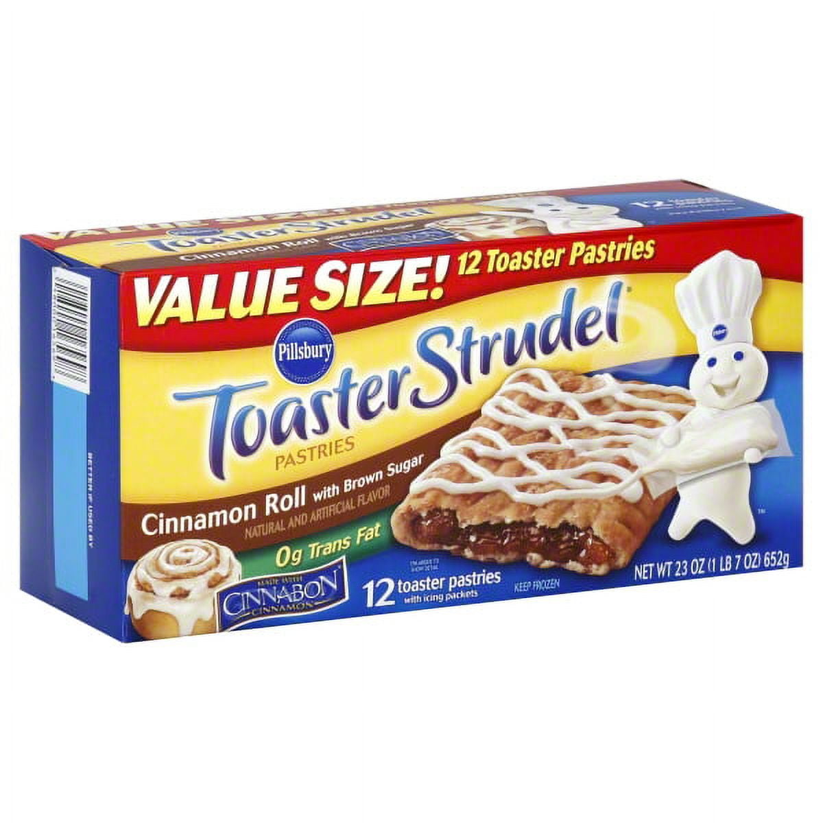 General Mills Pillsbury Toaster Strudel Pastries, 12 ea