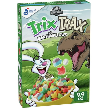 General Mills Trix Trax, Fruit Flavored Corn Puffs Cereal, 9.9 OZ