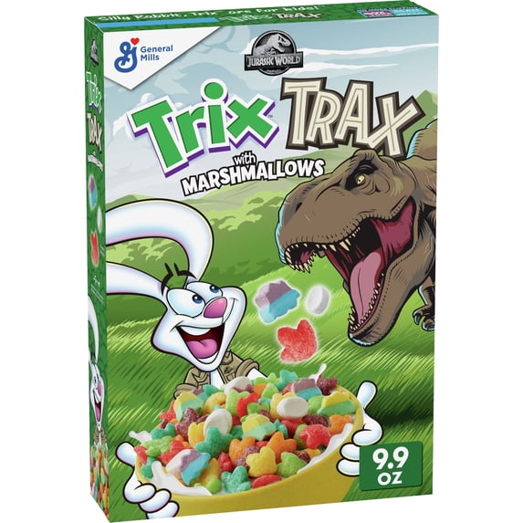 General Mills Trix Trax, Fruit Flavored Corn Puffs Cereal, 9.9 OZ