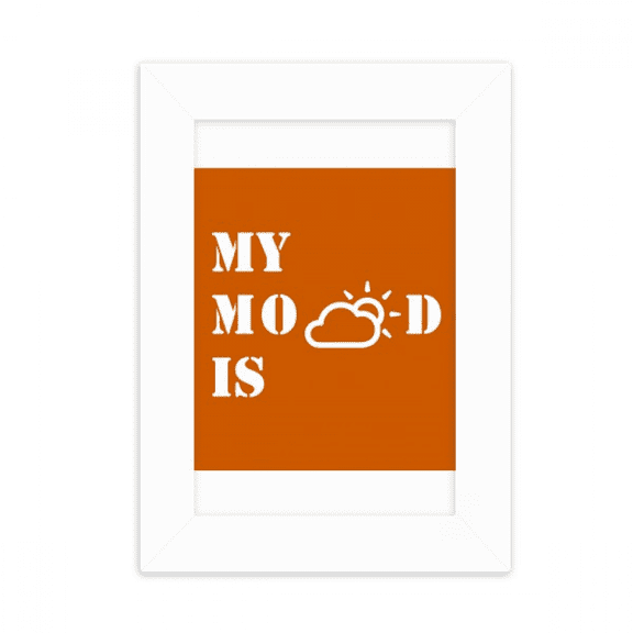 General Mood Cloud Weather Desktop Photo Frame Picture Display Decoration Art Painting
