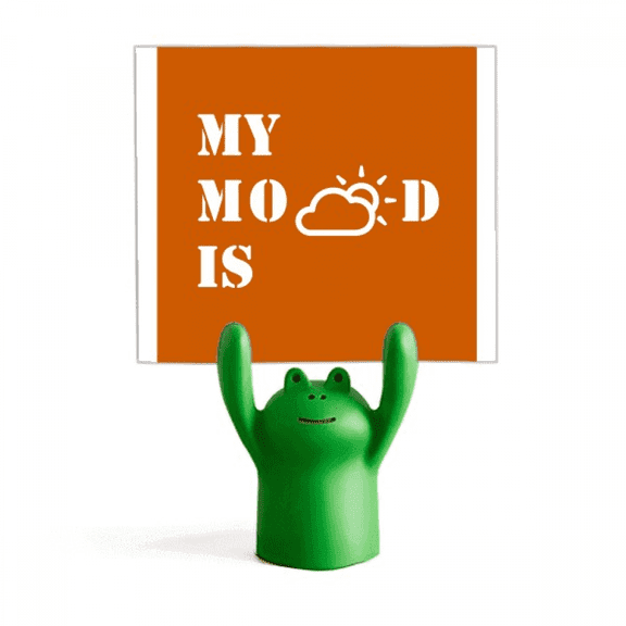 General Mood Cloud Weather Memo Holder Cartoon Animal Frog Stand Decoration