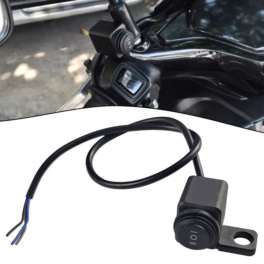General Motorcycle Handlebar Switch 3-Way Light Controller Light Switch