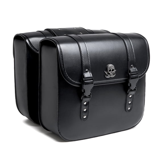 General Motorcycle Saddles Bags Waterproof Density Leather Side Storage Motorcycle Saddlebags Set Pair for ridings