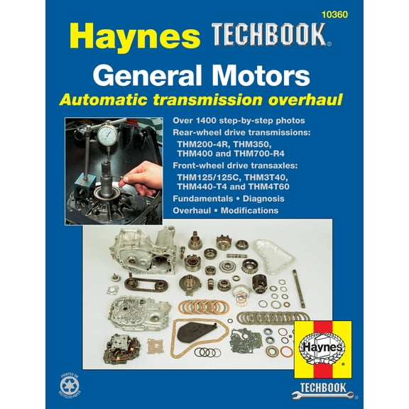 General Motors Automatic Transmission Overhaul Haynes Techbook ^