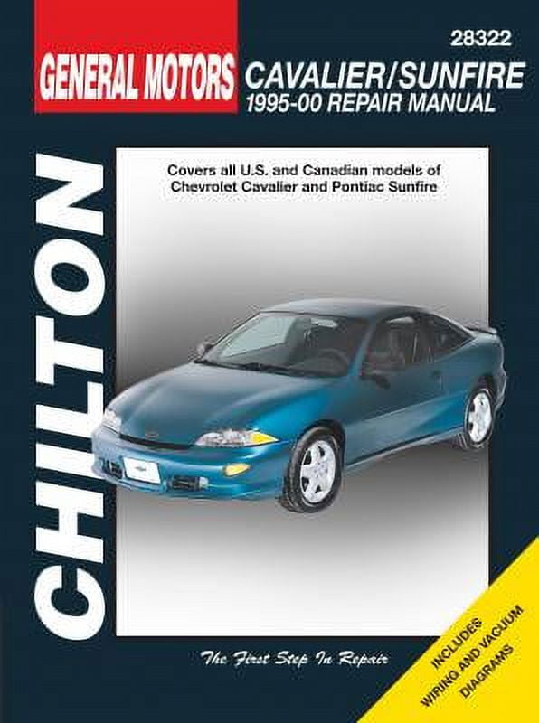 General Motors Cavalier/Sunfire Chilton Repair Manual for 1995-00 covering all models of Chevrolet Cavalier and Pontiac Sunfire ^