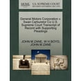 thumbnail image 1 of General Motors Corporation V. Swan Carburetor Co U.S. Supreme Court Transcript of Record with Supporting Pleadings (Paperback), 1 of 1
