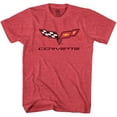 thumbnail image 1 of General Motors Short Sleeve Round Neck Chevrolet Corvette Logo Prints Cotton, Red T-Shirt (Unisex), 1 of 1
