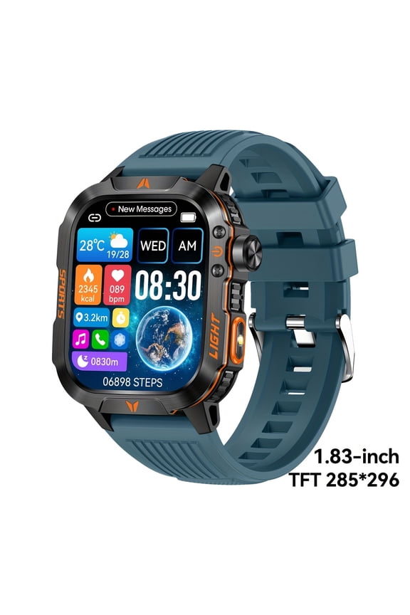 New Smart Watch (Answer/Call) Outdoor Sports Watch LED Altimeter Barometer 100+ Sports Modes 600mAh Battery Multimedia Message Viewing Weather Pedometer Fitness Tracker For Android Phone Gift
